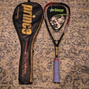 Prince Power Ring Ultra Squash Racket with Full Cover.